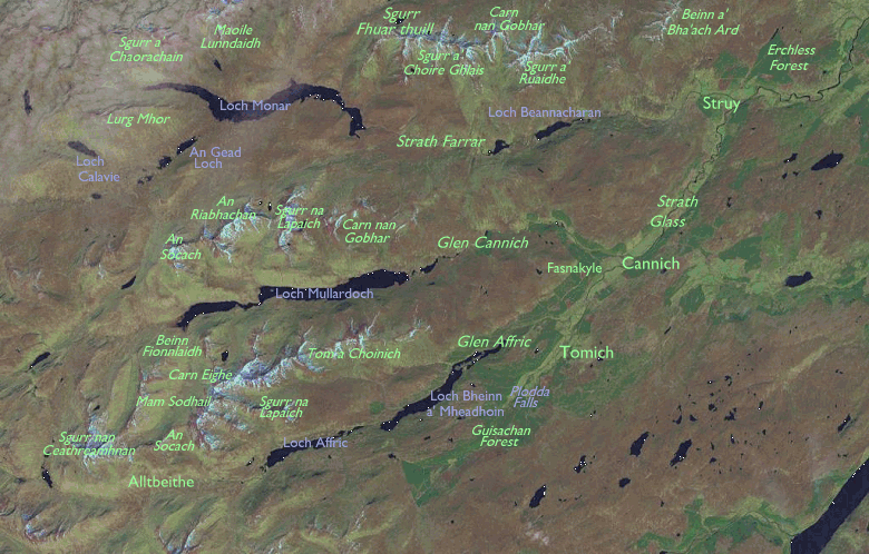 Affric landsat